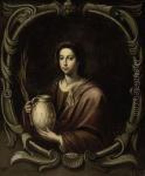 Saint Rufina Oil Painting by Bartolome Esteban Murillo