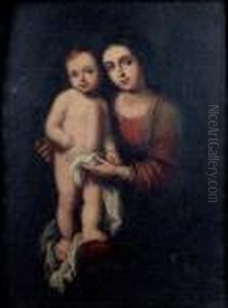 Vierge A L'enfant Oil Painting by Bartolome Esteban Murillo