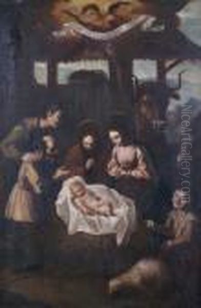 L'adoration Des Bergers Oil Painting by Bartolome Esteban Murillo