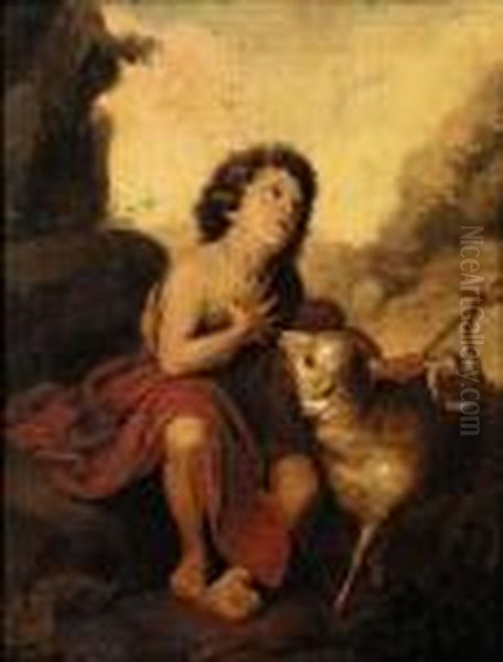 The Young St. John The Baptist Oil Painting by Bartolome Esteban Murillo