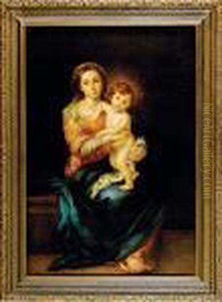 Madonna & Child Oil Painting by Bartolome Esteban Murillo