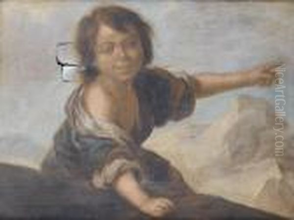 A Beggar Boy Oil Painting by Bartolome Esteban Murillo