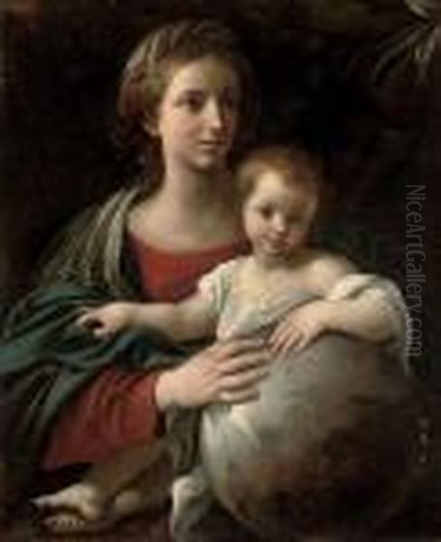 The Madonna And Child Oil Painting by Bartolome Esteban Murillo