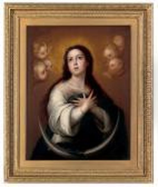 The Immaculate Conception Of The Capuchins Oil Painting by Bartolome Esteban Murillo