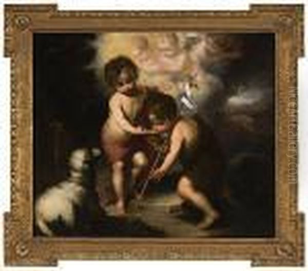 Narrative Scene Oil Painting by Bartolome Esteban Murillo