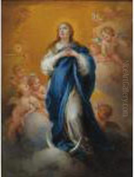 The Virgin Of The Immaculate Conception Oil Painting by Bartolome Esteban Murillo