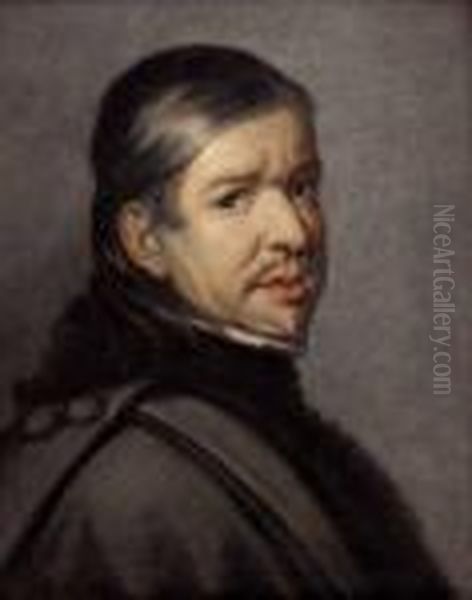 Portrait Eines Unbekannten Herrn Oil Painting by Bartolome Esteban Murillo