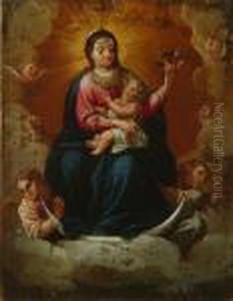 The Virgin In Glory Oil Painting by Bartolome Esteban Murillo