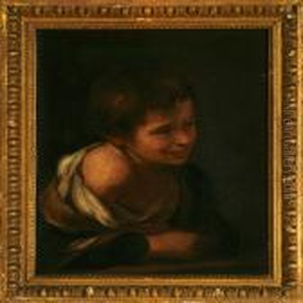 A Smiling Boy Oil Painting by Bartolome Esteban Murillo