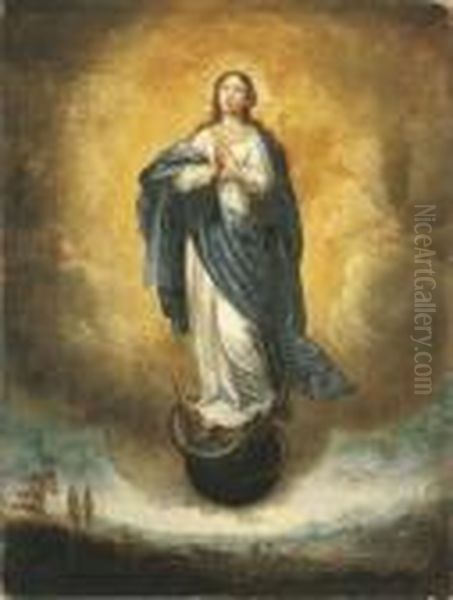 The Immaculate Conception Oil Painting by Bartolome Esteban Murillo