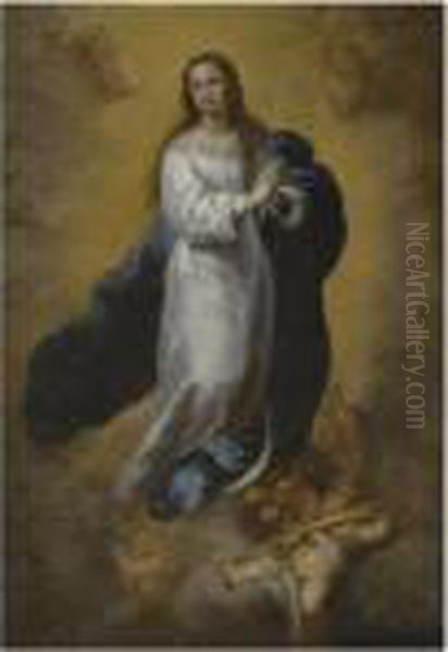 The Immaculate Conception Oil Painting by Bartolome Esteban Murillo