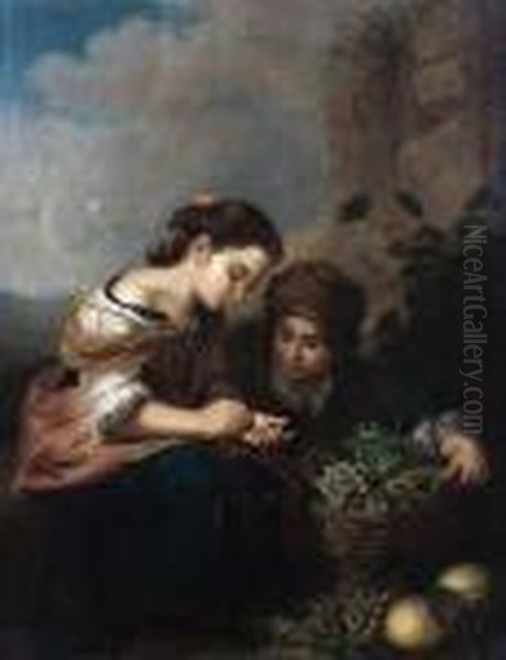 The Little Fruit Seller Oil Painting by Bartolome Esteban Murillo