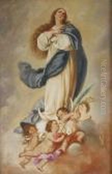 Untitled Oil Painting by Bartolome Esteban Murillo