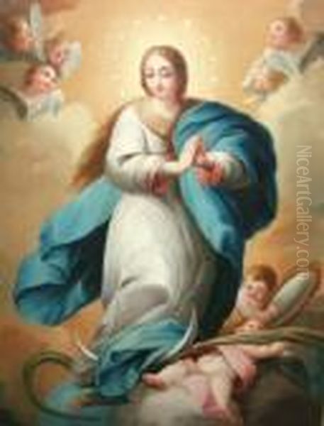 The Immaculate Conception Oil Painting by Bartolome Esteban Murillo