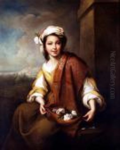 Allegoria Della Primavera Oil Painting by Bartolome Esteban Murillo