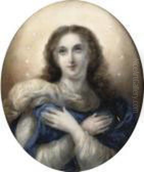 The Immaculate Conception Of Soult Oil Painting by Bartolome Esteban Murillo