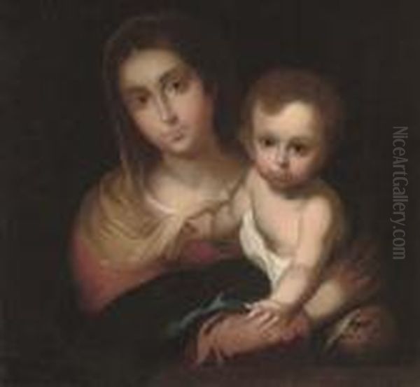 The Virgin And Child Oil Painting by Bartolome Esteban Murillo