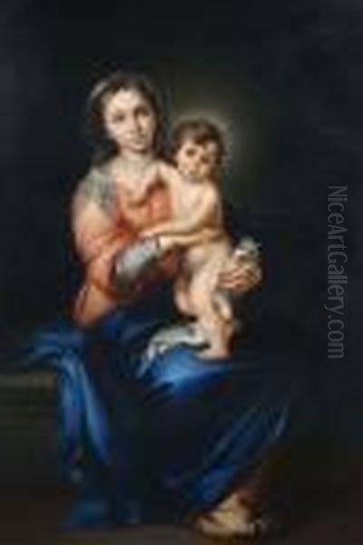 The Madonna And Child Oil Painting by Bartolome Esteban Murillo