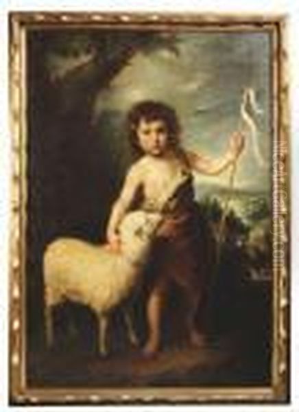 The Infant St John Oil Painting by Bartolome Esteban Murillo