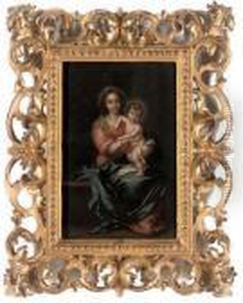 The Madonna And Child Oil Painting by Bartolome Esteban Murillo