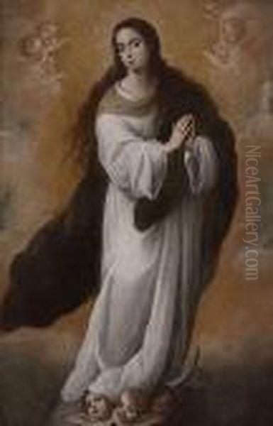 Inmaculada Concepcion Oil Painting by Bartolome Esteban Murillo