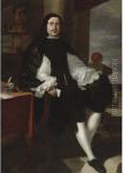 Portrait Of Giovanni Battista Priaroggia Oil Painting by Bartolome Esteban Murillo