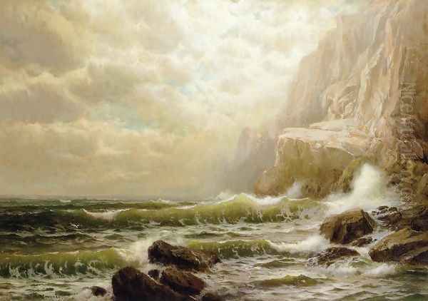 Cliffs of Dover Oil Painting by William Trost Richards