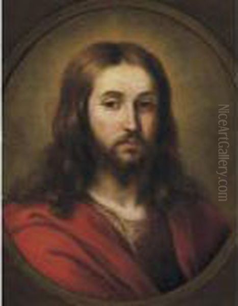 Head Of Christ Oil Painting by Bartolome Esteban Murillo