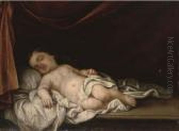 The Sleeping Christ Child Oil Painting by Bartolome Esteban Murillo