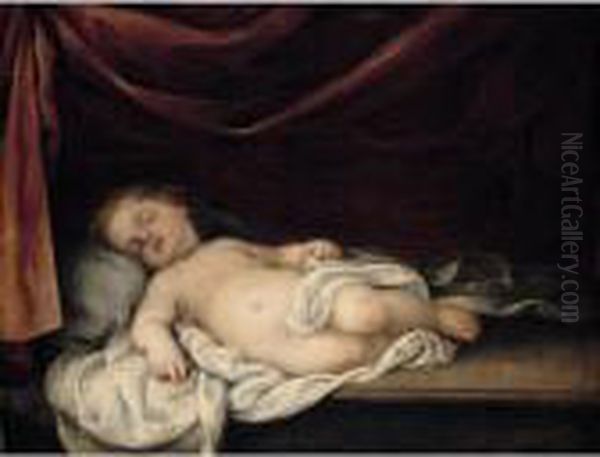 The Sleeping Christ Child Oil Painting by Bartolome Esteban Murillo