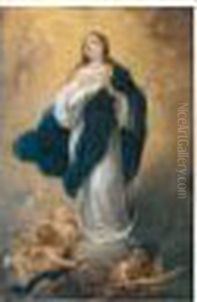 The Immaculate Conception Oil Painting by Bartolome Esteban Murillo