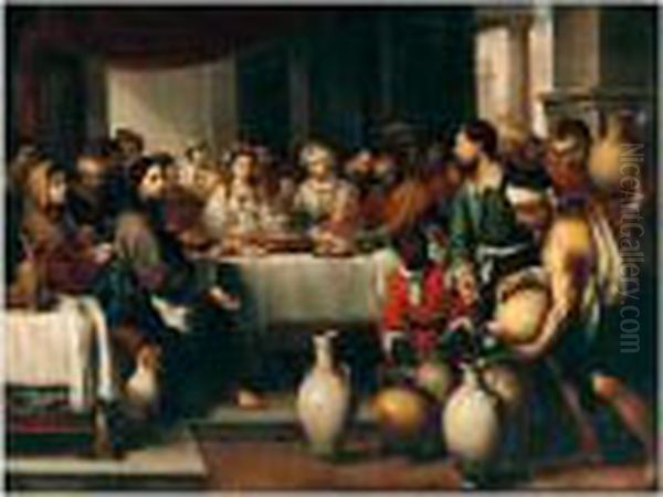 The Marriage Feast At Cana Oil Painting by Bartolome Esteban Murillo