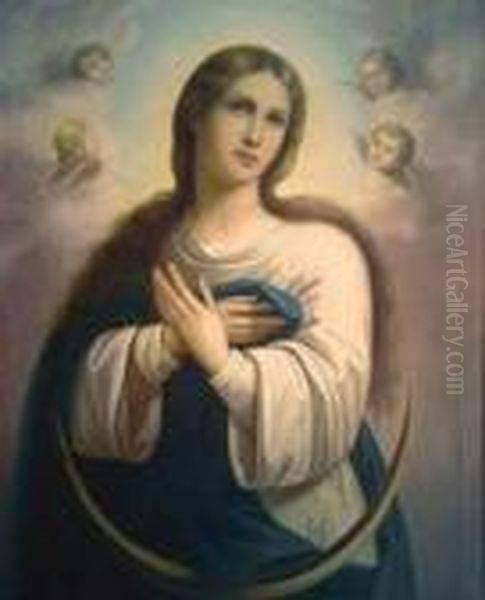 Immaculata Oil Painting by Bartolome Esteban Murillo