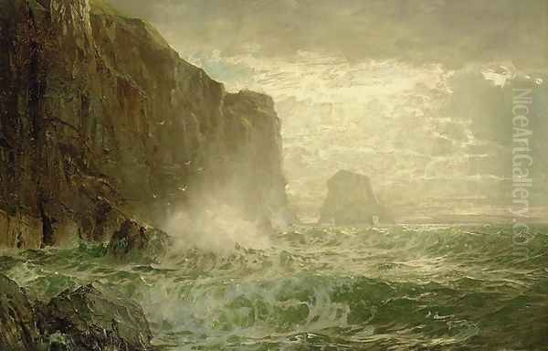 Grand Manan Island Oil Painting by William Trost Richards