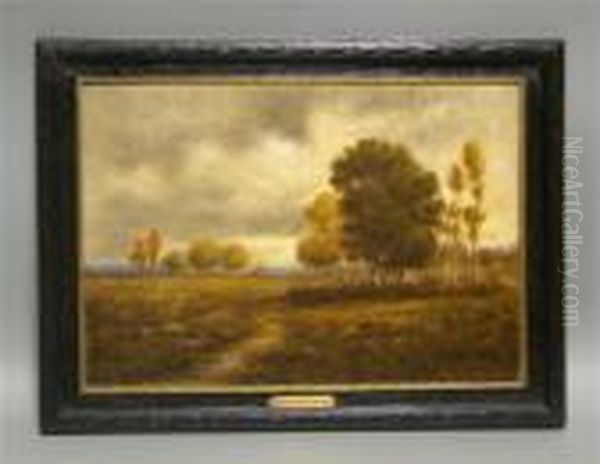 Fall Landscape Oil Painting by John Francis Murphy