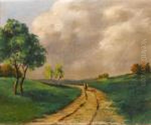 The Road Home Oil Painting by John Francis Murphy