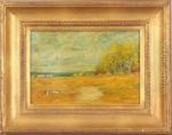 Autumn Landscape Oil Painting by John Francis Murphy