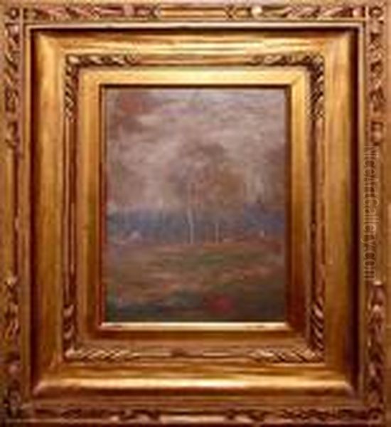 Autumn Landscape Oil Painting by John Francis Murphy