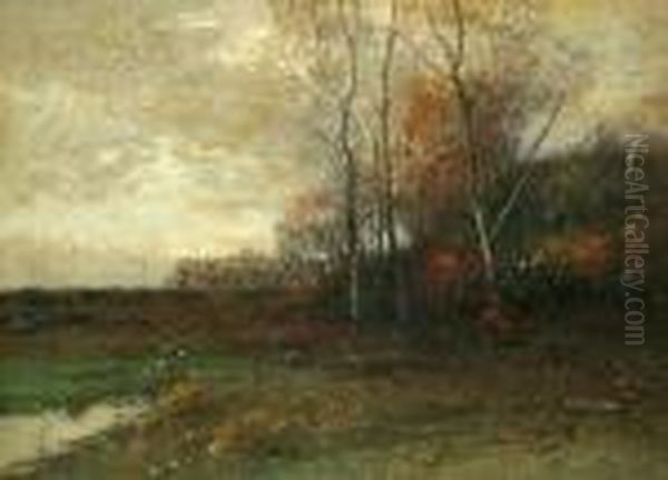 Tonalist Landscape Oil Painting by John Francis Murphy