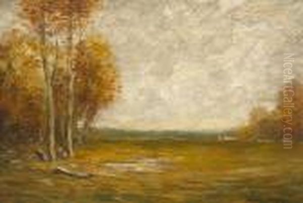 Autumn Oil Painting by John Francis Murphy