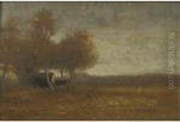 On The Farm Oil Painting by John Francis Murphy