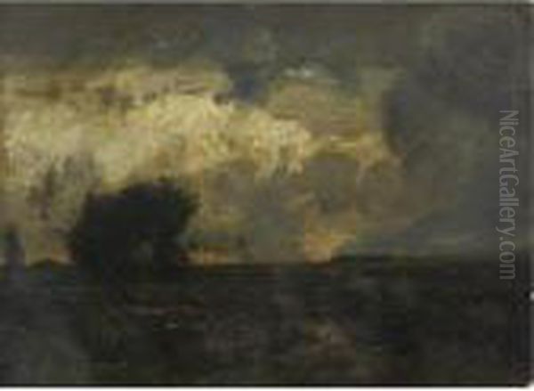 The Storm Oil Painting by John Francis Murphy