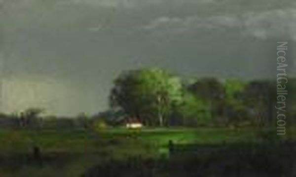 After The Rain Oil Painting by John Francis Murphy