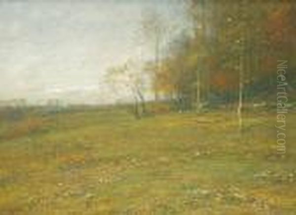 ''autumn Meadow'' Oil Painting by John Francis Murphy