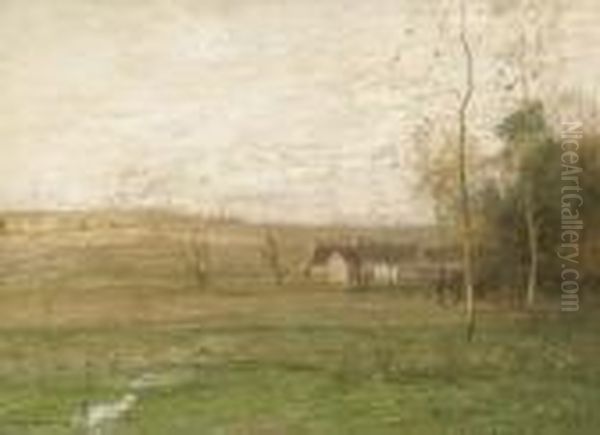 The Little Farm Oil Painting by John Francis Murphy