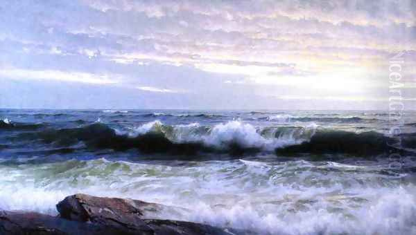 After a Stormy Day Oil Painting by William Trost Richards