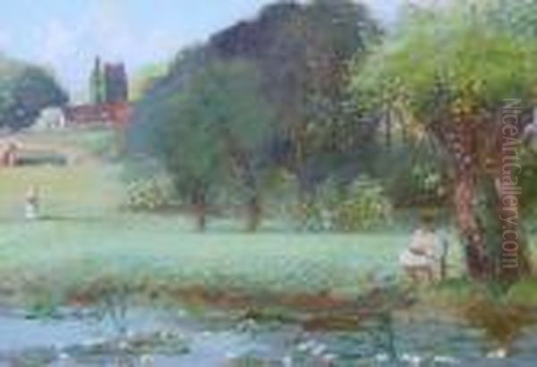 Stoke Poges Oil Painting by David Murray