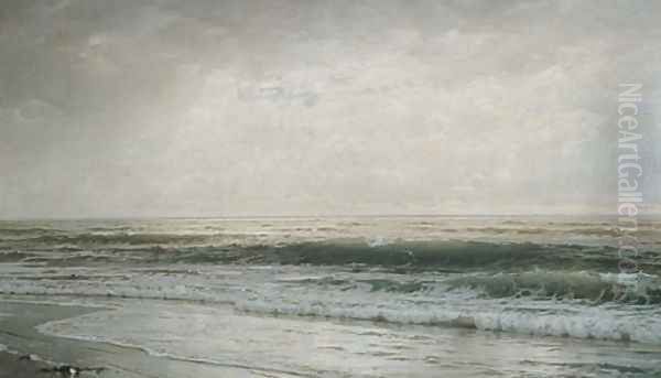 New Jersey Beach Oil Painting by William Trost Richards