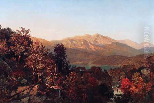 Autumn in the Adirondacks I Oil Painting by William Trost Richards