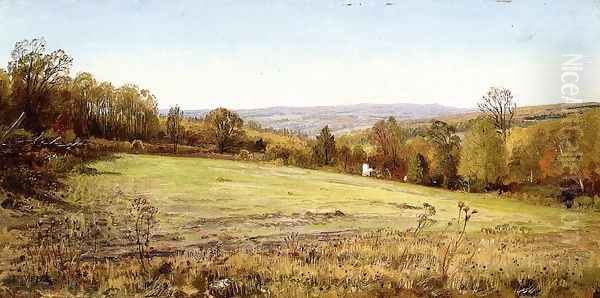 Chester County Landscape Oil Painting by William Trost Richards